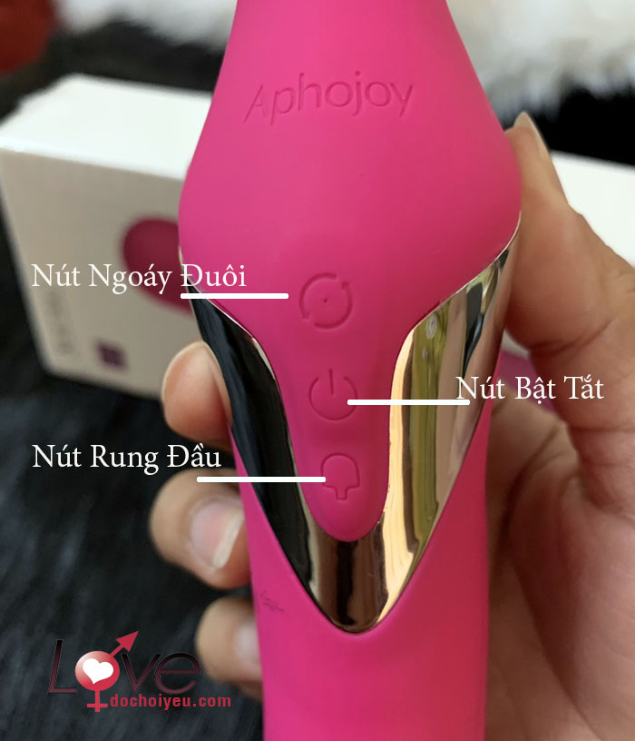 Máy Rung Xpro Cao Cấp Đầu Rung Đuôi Xoay Ngoáy Tăng Khoái Cảm