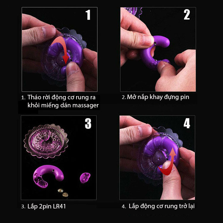 Mát xa mini nhũ hoa tăng hưng phấn cảm giác khoái lạc