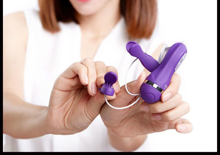 Kẹp ti rung đa tần 10 chế độ bao phê kích thích khoái cảm