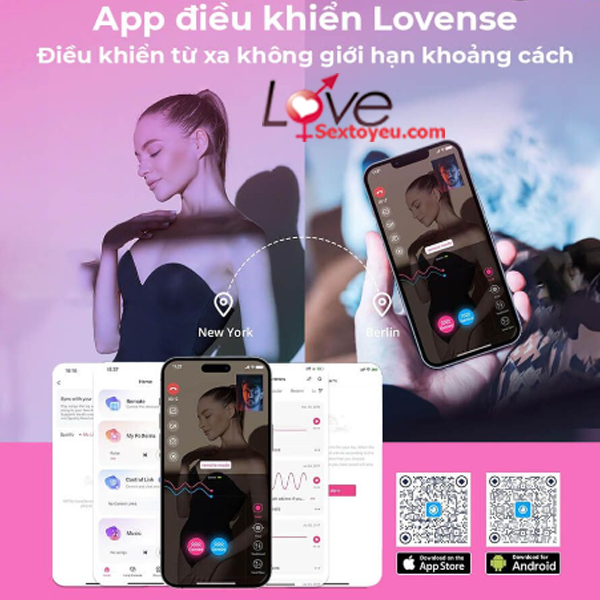Lovense Gemini cao cấp điều khiển qua app máy rung kẹp đầu ti sành điệu