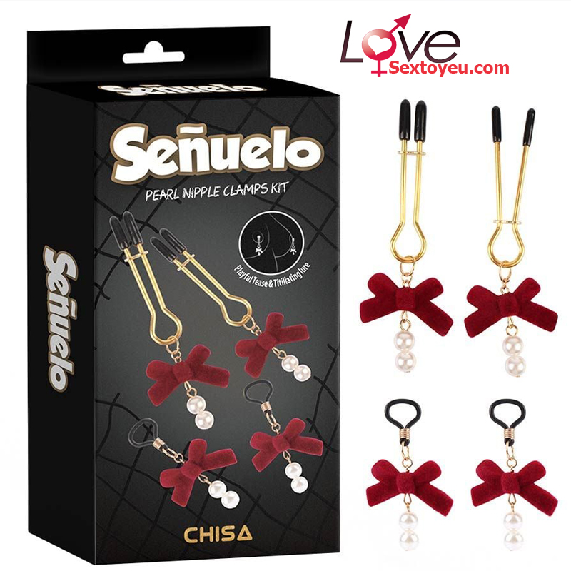 Bộ kẹp đầu ti ngọc trai Senuelo sang trọng tiện lợi mua ngay