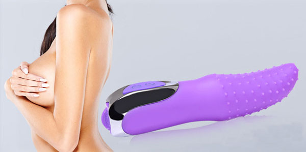 LoveAider silicon gai lưỡi rung kích thích cực phê, siêu bền