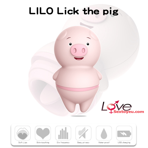 Máy liếm hạt le hình heo dễ thương hút mắt Mua ngay
