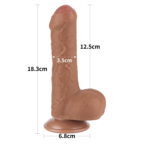 Dương vật Lovetoy 2 lớp siêu thật, tuột da linh hoạt, kích thích