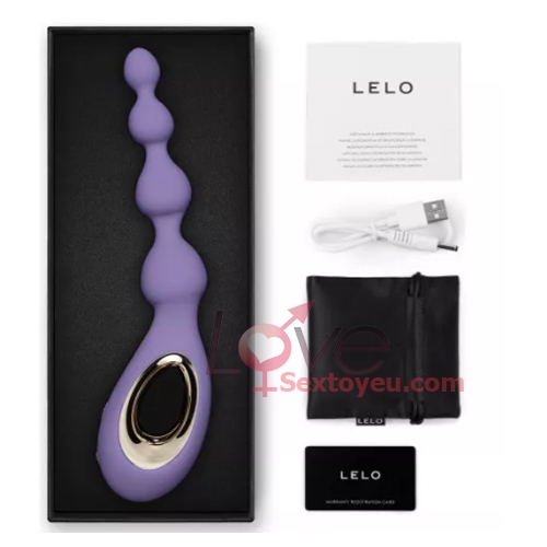 Máy Rung Hậu Môn Lelo Soraya Beads Silicone Y Tế Chống Nước