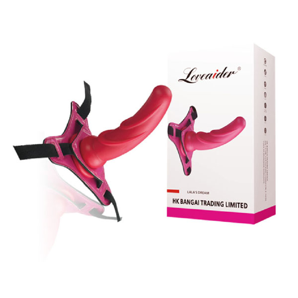 LoveAider Vibrating Strap-On Dildo for Couples' Intimate Fun