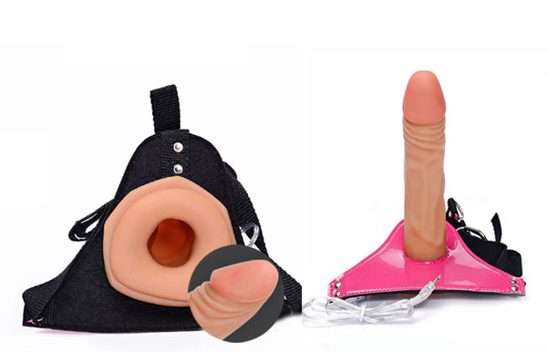 Loveaider Hollow Soft Vibrating Strap-On Delay