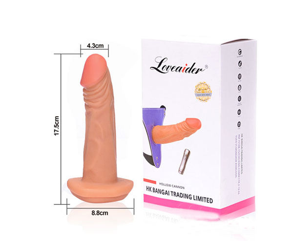 Loveaider Hollow Soft Vibrating Strap-On Delay
