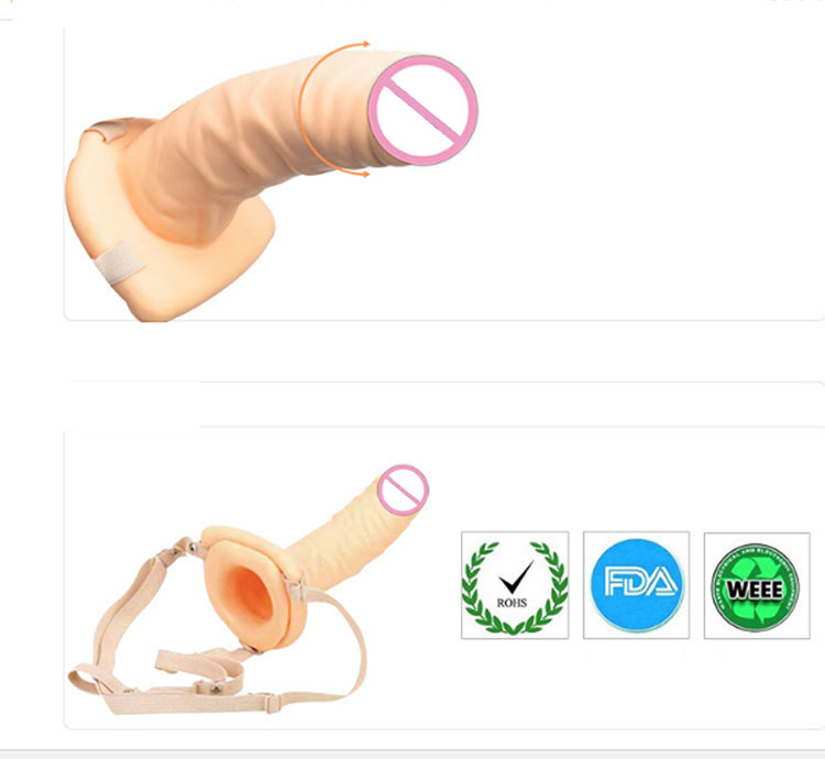Hollow Strap-On Dildo for Male Confidence and Performance
