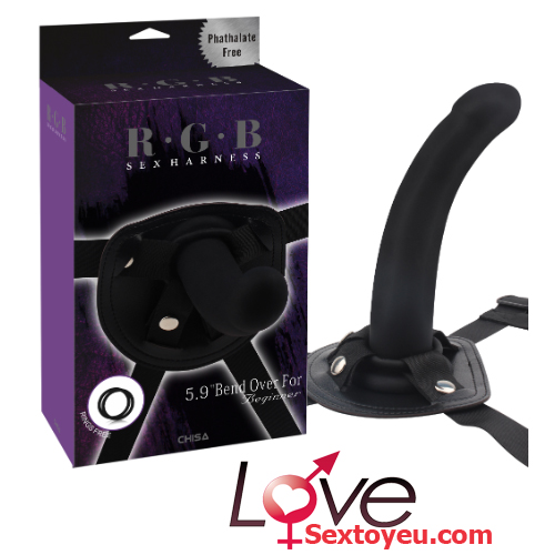 Đai đeo dương vật Chisa R.G.B đen mềm cong nhỏ siêu bền Đai đeo dương vật Chisa R.G.B đen mềm cong nhỏ siêu bền