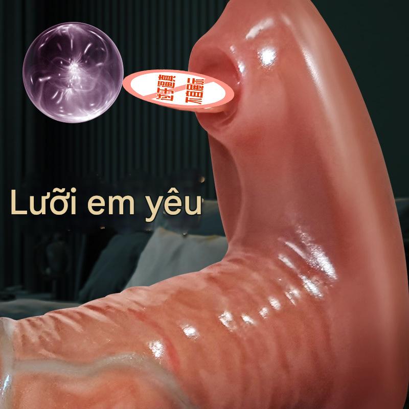 Dương vật silicon mini rung thụt liếm điều khiển từ xa kích thích