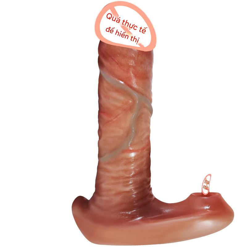 Dương vật silicon mini rung thụt liếm điều khiển từ xa kích thích