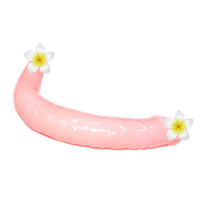 Double-Ended Silicone Dildo 11.7in Stress Relief Toy