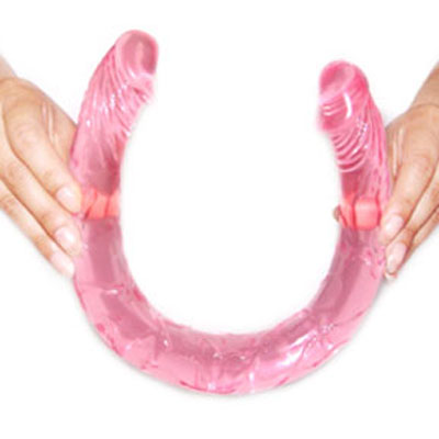 Silicone Double-Ended Flexible Long Dildo 45cm Soft Non-Toxic Material