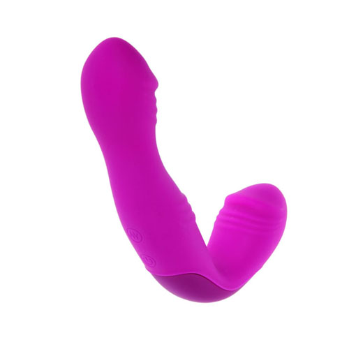 Prettylove Dual End 30 Vibration Modes Soft Silicone Dildo
