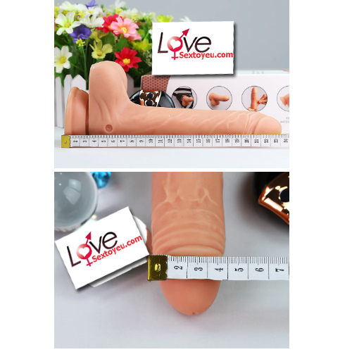 Dương vật giả Tornado rung ngoáy chính hãng silicone TPE kích thích