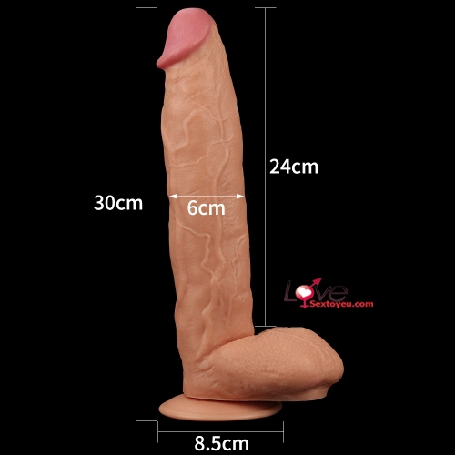 Dương Vật Giả Siêu Khủng Lovetoy King Size 11 Silicon Mềm Mại