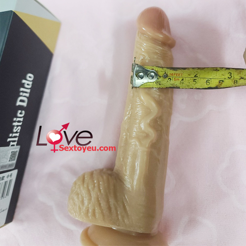 Dương vật giả uốn cong Dildo Realistic mềm mại Siêu thực