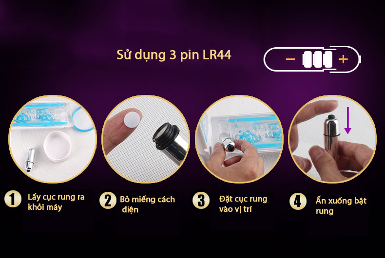 Cốc thủ dâm tách đôi gắn tường rung mạnh Japan 10 chế độ silicon cao cấp