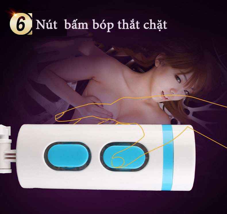 Cốc thủ dâm tách đôi gắn tường rung mạnh Japan 10 chế độ silicon cao cấp