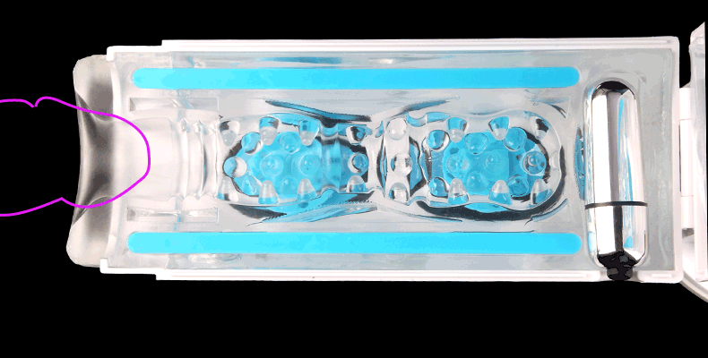 Cốc thủ dâm tách đôi gắn tường rung mạnh Japan 10 chế độ silicon cao cấp