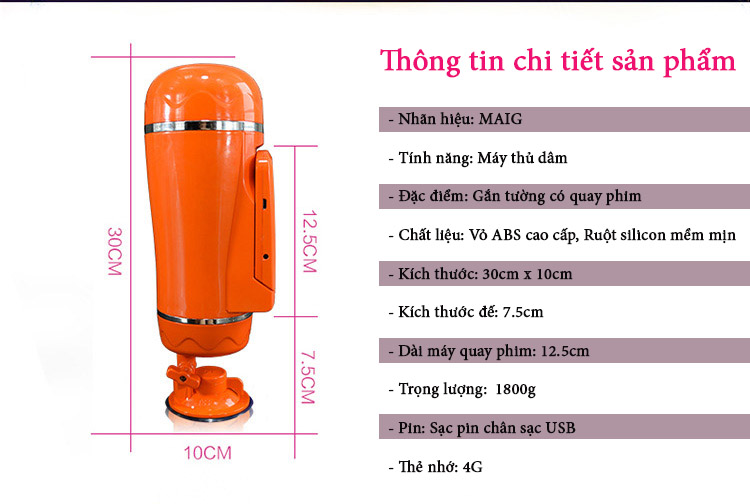 Máy thủ dâm gắn tường có video kích thích, tăng hưng phấn nam