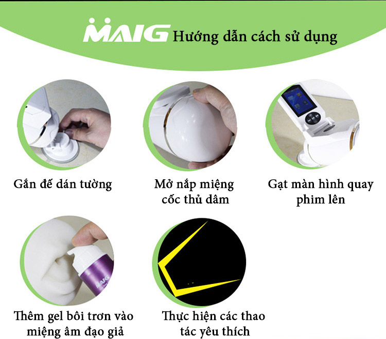 Máy thủ dâm gắn tường có video kích thích, tăng hưng phấn nam