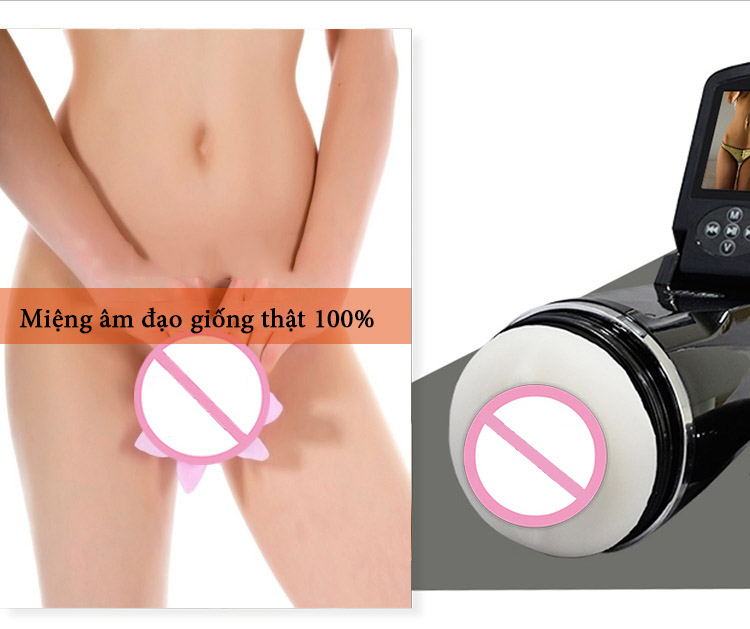 Máy thủ dâm gắn tường có video kích thích, tăng hưng phấn nam
