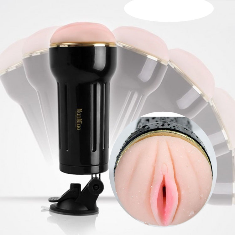 Âm đạo gắn tường ManMiao X3 silicon cao cấp mềm mại như thật 