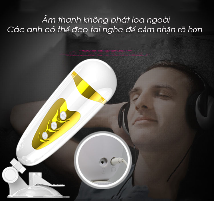 Cốc thủ dâm gắn tường rung rên cao cấp cho nam Pretty Sally