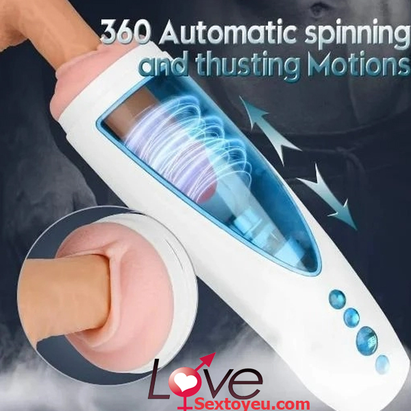 Máy kích thích âm đạo xoay thụt tự động lên đỉnh nhanh