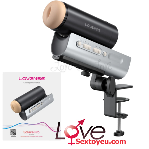 Lovense Solace Pro Automatic Male Masturbator App Connected Toy