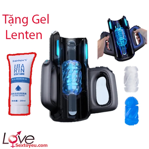 Cốc thủ dâm Leten King Pro cao cấp rung âm thanh hình ảnh sống động