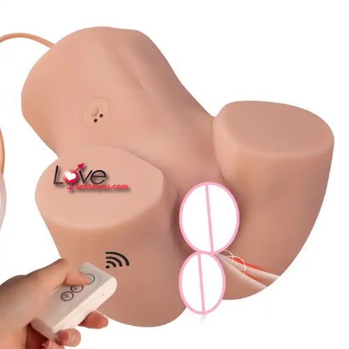 Âm đạo giả rung cao cấp siêu thật kèm điều khiển từ xa