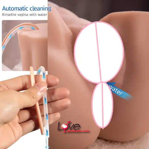 Âm đạo giả rung cao cấp siêu thật kèm điều khiển từ xa