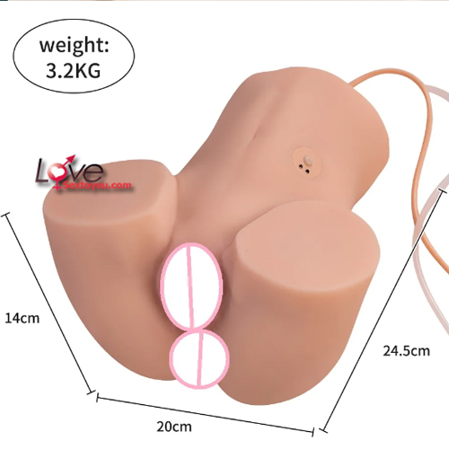 Âm đạo giả rung cao cấp siêu thật kèm điều khiển từ xa