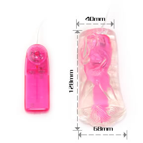 Transparent Rigid Silicone Vibrating Sex Doll Compact Size