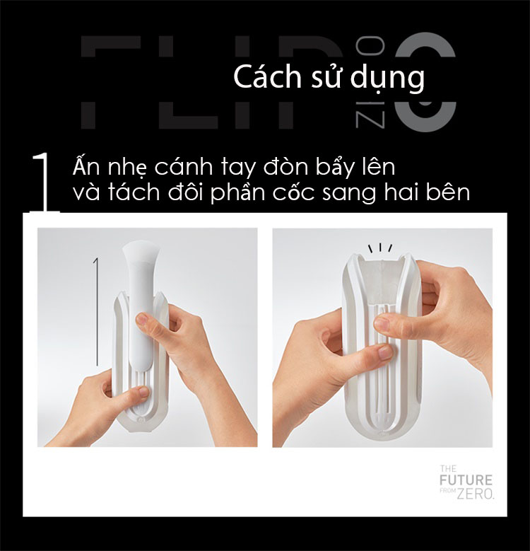 Cốc thủ dâm Tenga Flip Zero đôi cao cấp sang trọng hấp dẫn