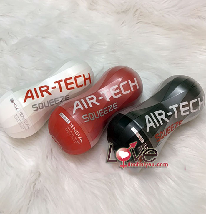 Cốc thủ dâm mềm mại Tenga AirTech Queeze - Cảm giác chân thực