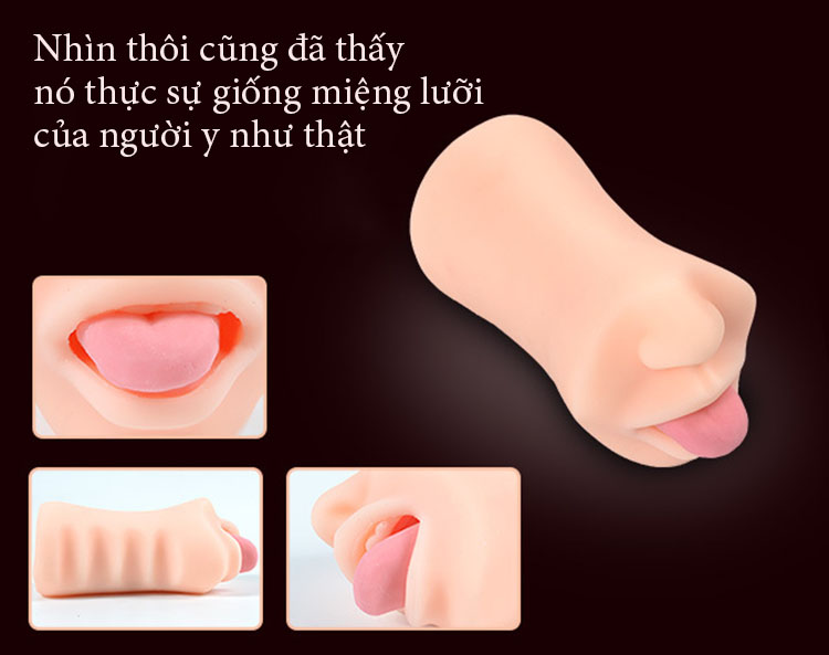 Búp bê 3D mini rung liếm thật tay - đồ chơi người lớn kích thích