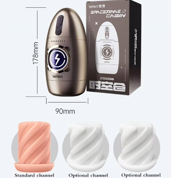 Cốc thủ dâm tự động Leten Spacetime Cabin chất liệu cao cấp sạc USB