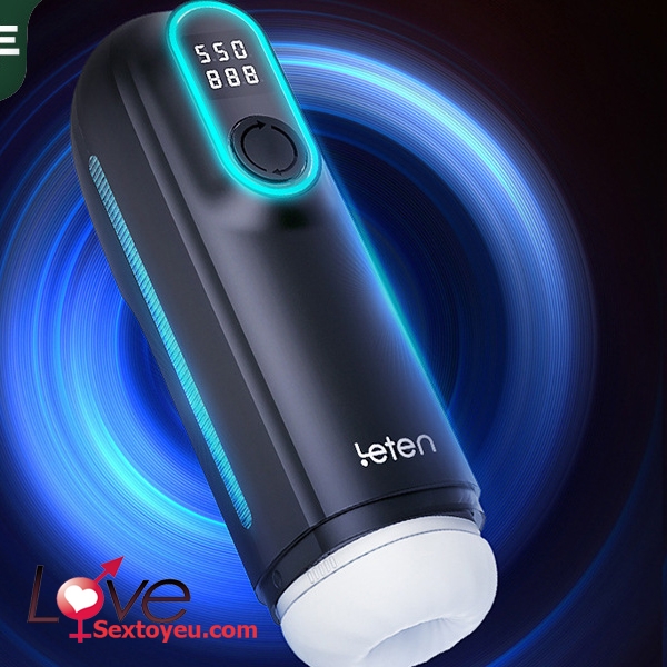 Âm đạo tự động Leten Thunder Pro sục bú sưởi ấm Nhật Bản