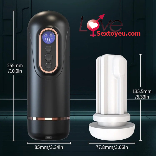 Cốc Thủ Dâm Tự Động Rung Sưởi Ấm Hút Tận Hưởng Cực Phê