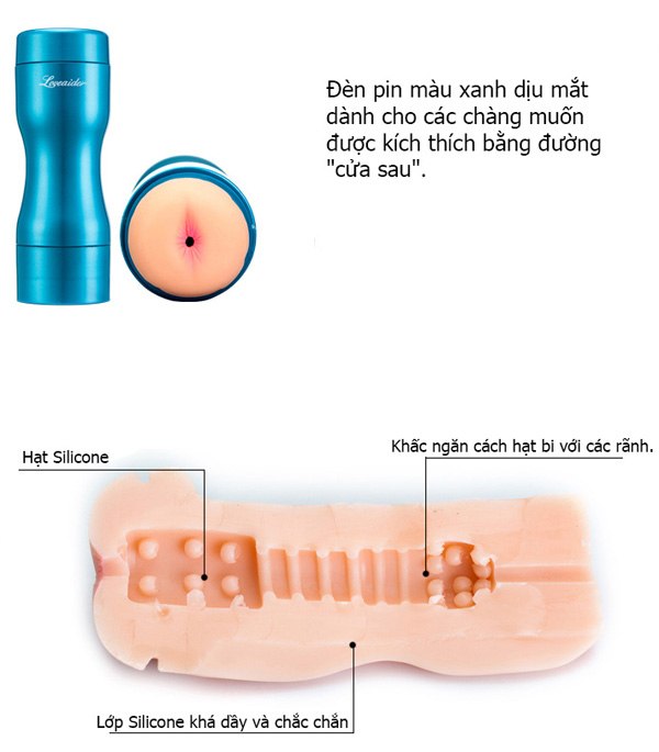 Ống Thủ Dâm LoveAider Rung Đa Tốc Độ Cao Cấp Kích Thích