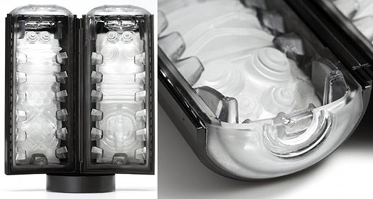 Cốc thủ dâm Nhật Tenga Flip 2G tách đôi solid black cao cấp