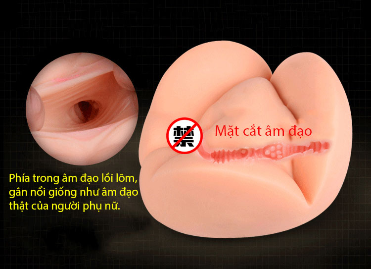 Âm đạo silicon cỡ lớn mềm mịn tự nhiên kích thích cực đã
