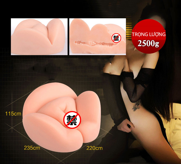 Âm đạo silicon cỡ lớn mềm mịn tự nhiên kích thích cực đã