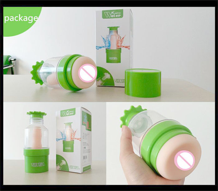 Waterproof Male Silicone Masturbation Cup Realistic Feel
