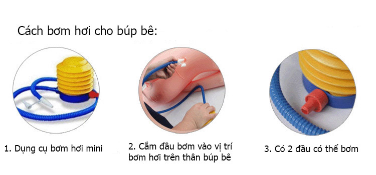 Búp bê bơm hơi gợi cảm siêu nhỏ gọn Điều khiển rung đa chức năng