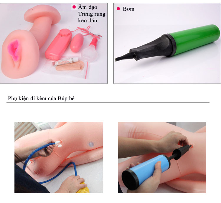 Búp bê bơm hơi gợi cảm siêu nhỏ gọn Điều khiển rung đa chức năng